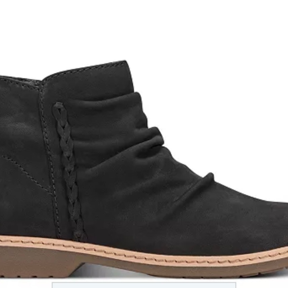 Earth Black Ankle Booties